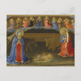 Nativiteit Oude schilderijen Mary Jezus Kerstmis Feestdagenkaart