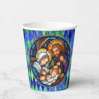 Nativiteit Papieren Bekers