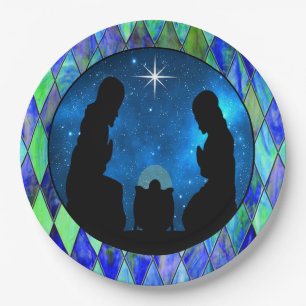 Nativiteit Papieren Bordje