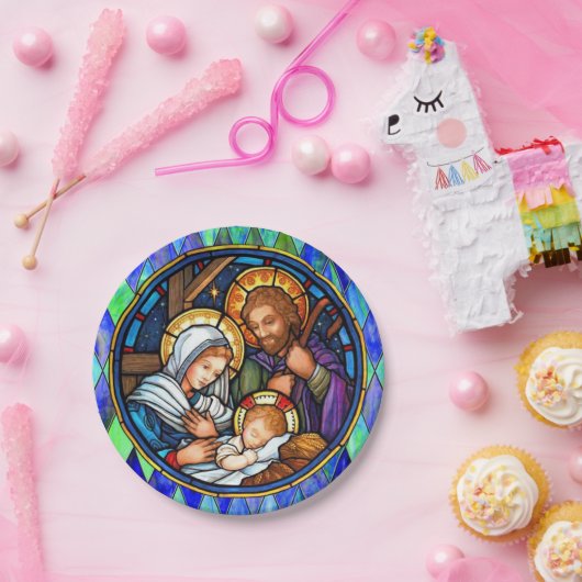 Nativiteit Papieren Bordje (Feest)