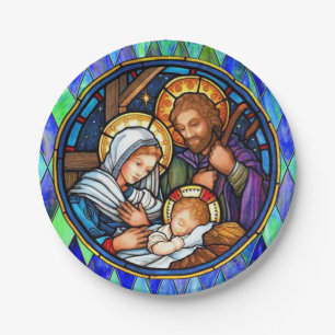Nativiteit Papieren Bordje