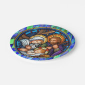 Nativiteit Papieren Bordje (Gekanteld)