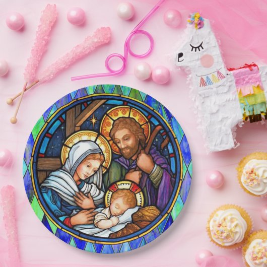 Nativiteit Papieren Bordje (Feest)