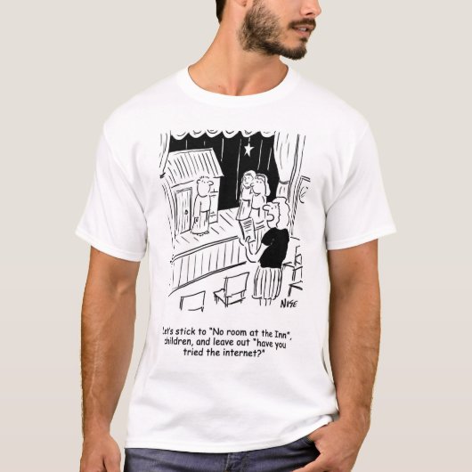 Nativiteit Play-Cartoon T-shirt (Voorkant)