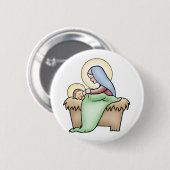 Nativiteit Ronde Button 5,7 Cm (Voorkant /achterkant)