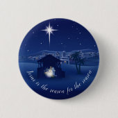 nativiteit ronde button 5,7 cm (Voorkant)