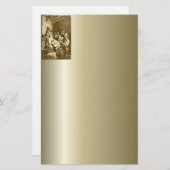 Nativiteit-scènecadeautjes voor kerstmis briefpapier (Voorkant / Achterkant)