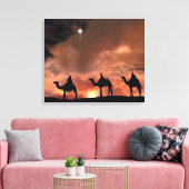 Nativiteit-scènecadeautjes voor kerstmis canvas afdruk (Insitu (Woonkamer))