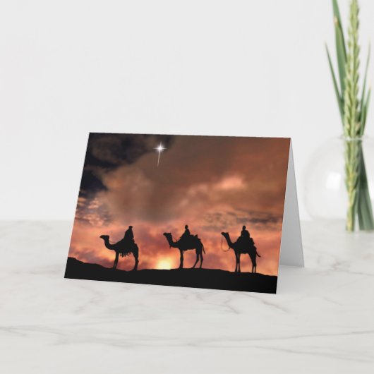 Nativiteit-scènecadeautjes voor kerstmis feestdagen kaart (Voorkant)