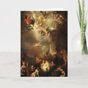 Nativiteit-scènecadeautjes voor kerstmis feestdagen kaart