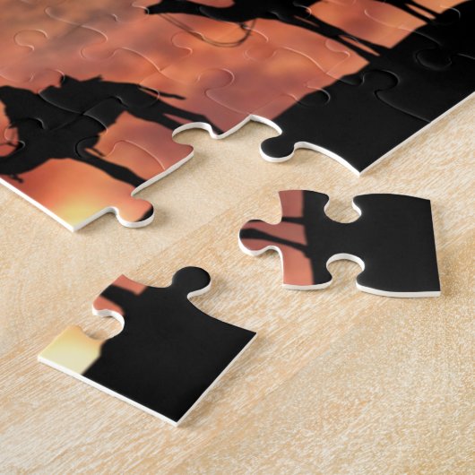 Nativiteit-scènecadeautjes voor kerstmis legpuzzel (Zijkant)