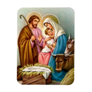Nativiteit-scènecadeautjes voor kerstmis magneet