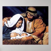 Nativiteit-scènecadeautjes voor kerstmis poster (Voorkant)