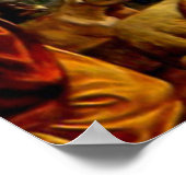 Nativiteit-scènecadeautjes voor kerstmis poster (Hoek)