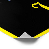 Nativiteit Silhouette Joy aan de wereld Poster (Hoek)