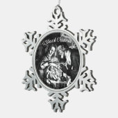 Nativiteit Snowflake Framed Ornament (Rechts)
