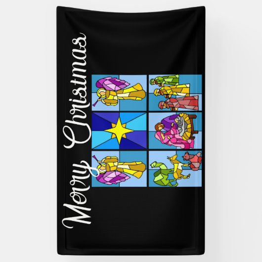 Nativiteit Spandoek (Verticaal)