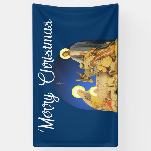 Nativiteit Spandoek (Verticaal)
