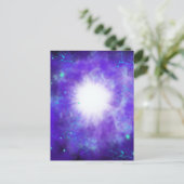 Nativiteit Star-gepersonaliseerd Briefkaart voor b (Staand voorkant)