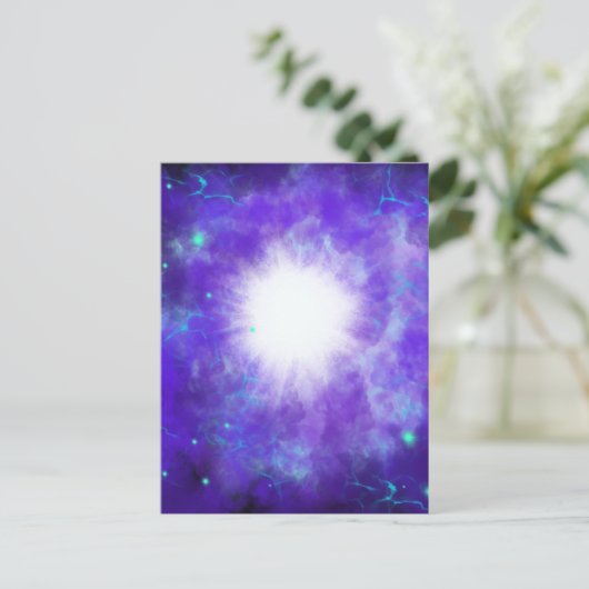 Nativiteit Star-gepersonaliseerd Briefkaart voor b (Staand voorkant)