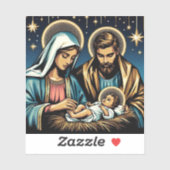 Nativiteit Sticker (Vel)
