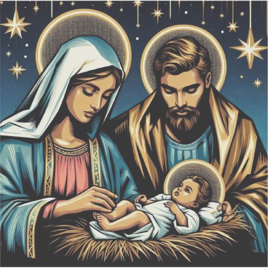 Nativiteit Sticker (Voorkant)