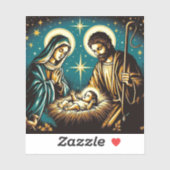 Nativiteit Sticker (Vel)