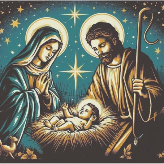 Nativiteit Sticker (Voorkant)