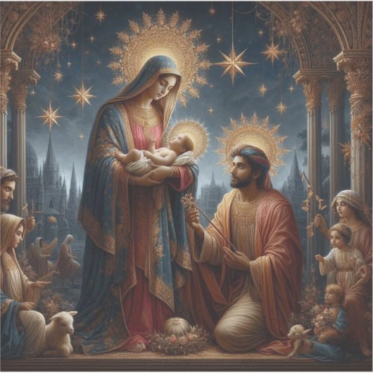 Nativiteit Sticker (Voorkant)