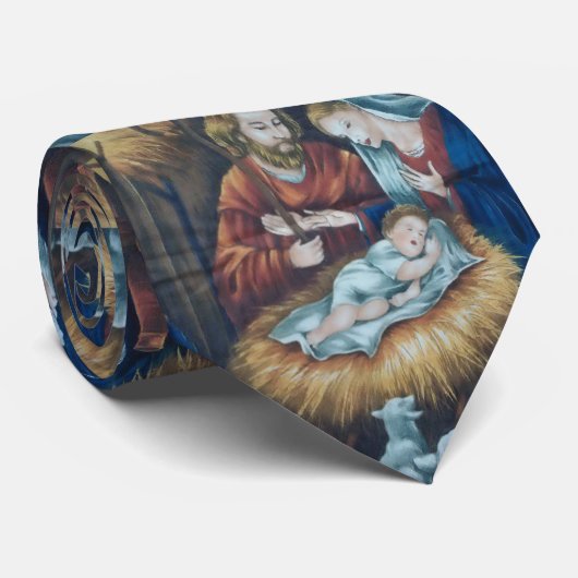 Nativiteit Stropdas (Opgerold)