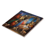 Nativiteit Tegeltje (Zijkant)