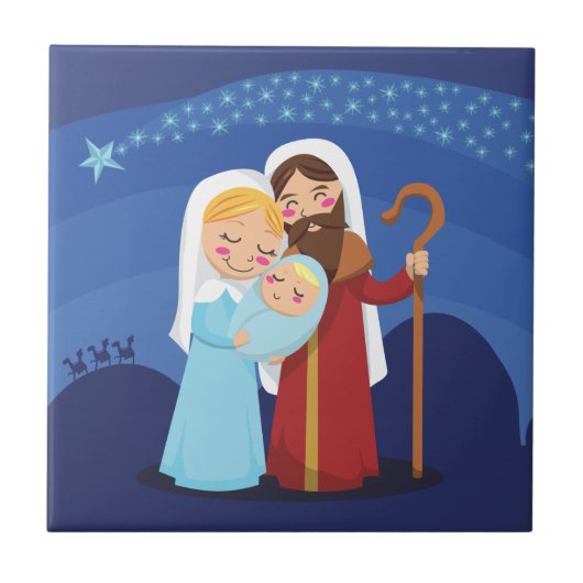 Nativiteit Tegeltje (Voorkant)