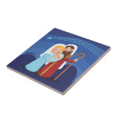 Nativiteit Tegeltje (Zijkant)