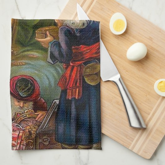 Nativiteit Theedoek (Quarter Fold)