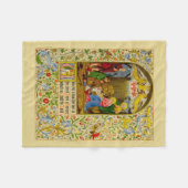 Nativiteit | Tot je deze dag geboren bent Fleece Deken (Voorkant (Horizontaal))