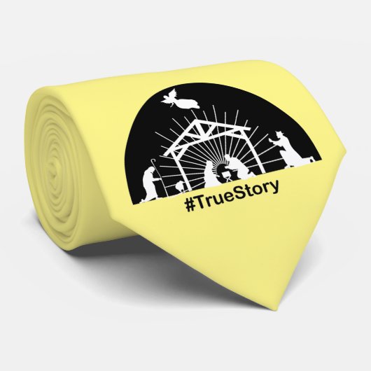 Nativiteit True Story Stropdas (Opgerold)