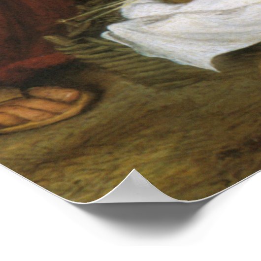 Nativiteit van Christus Poster (Hoek)