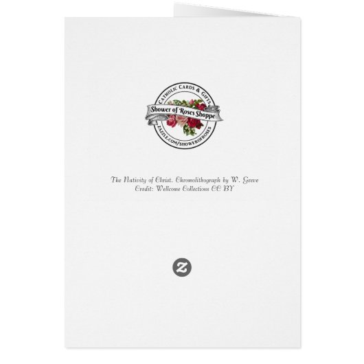 Nativiteit van de Christelijke Maagd Mary St. Jose (Achterkant)