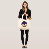 Nativiteit van de Heer Grote Tote Bag (Voorkant (model))