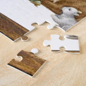 NATIVITEIT VAN DE JESUSCHRIST WOOD LIJST 18 CUSTOM LEGPUZZEL (Zijkant)