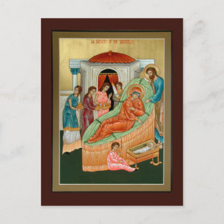 Nativiteit van de Theotokos Prayer-kaart Briefkaart