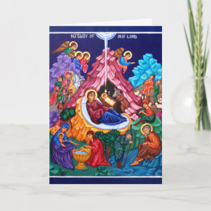 Nativiteit van Jesus Holyday-kaart Feestdagen Kaart