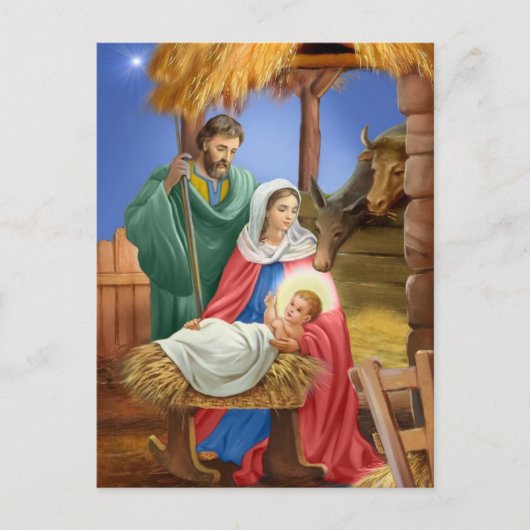 Nativiteit van Jezus Briefkaart (Voorkant)