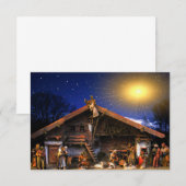 Nativiteit van Jezus Christus Bedankkaart (Voorkant / Achterkant)