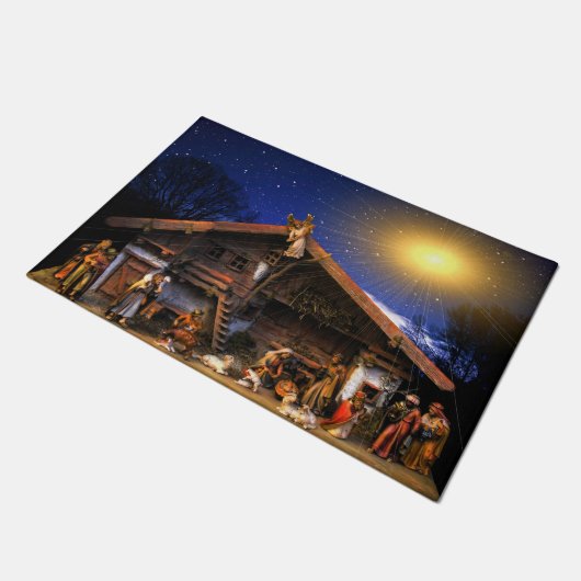 Nativiteit van Jezus Christus Deurmat (Schuin)