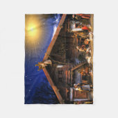 Nativiteit van Jezus Christus Fleece Deken (Voorkant)