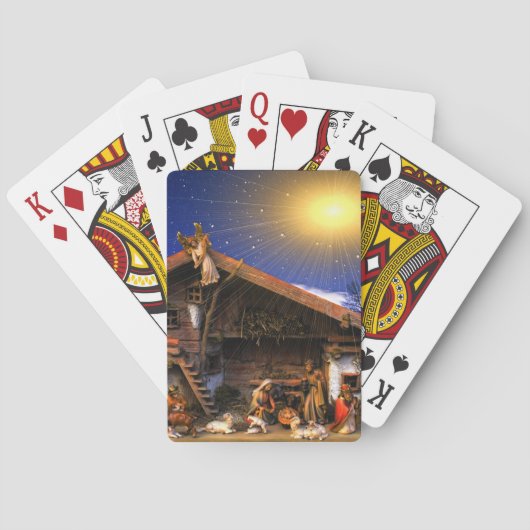 Nativiteit van Jezus Christus Pokerkaarten (Achterkant)