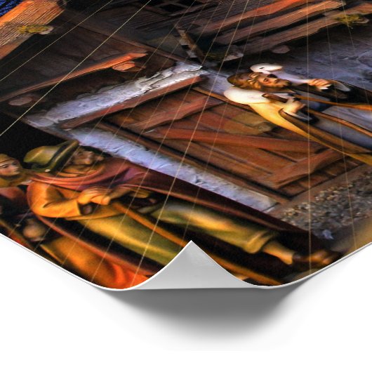 Nativiteit van Jezus Christus Poster (Hoek)