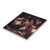 Nativiteit van Jezus Christus Tegeltje (Zijkant)