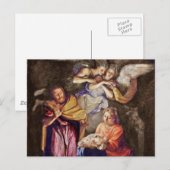 Nativiteit van Noel Coypel Feestdagenkaart (Voorkant / Achterkant)